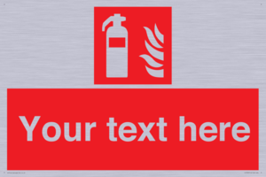 Custom Fire extinguisher Sign